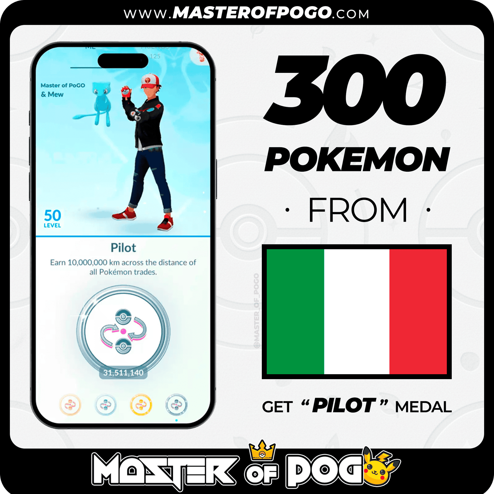 Italy - 300 PKM