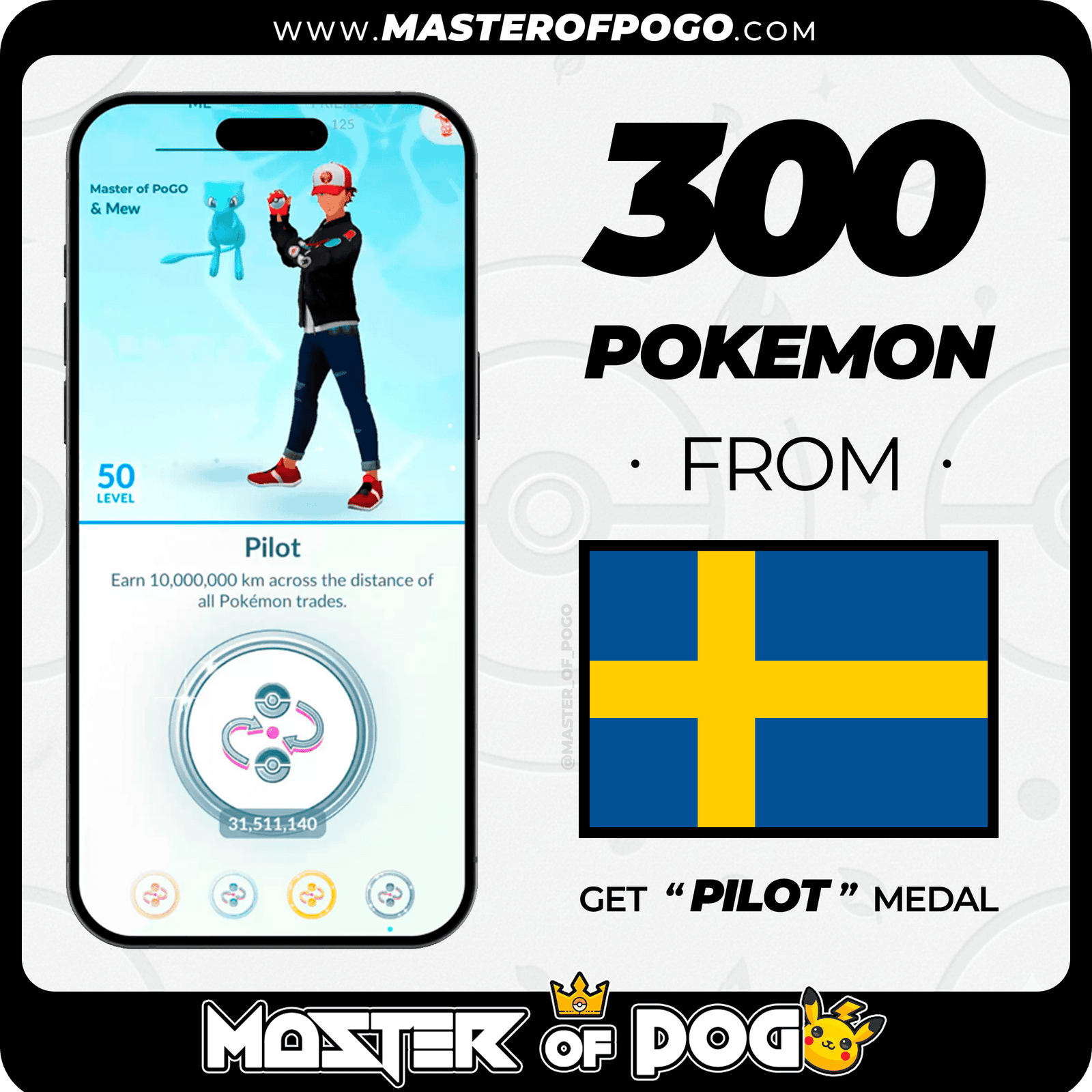 Sweden - 300 PKM