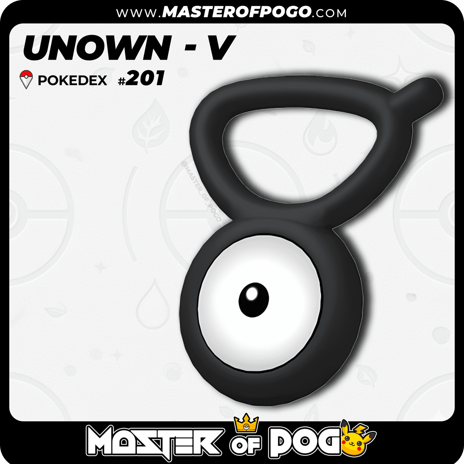 Unown - V