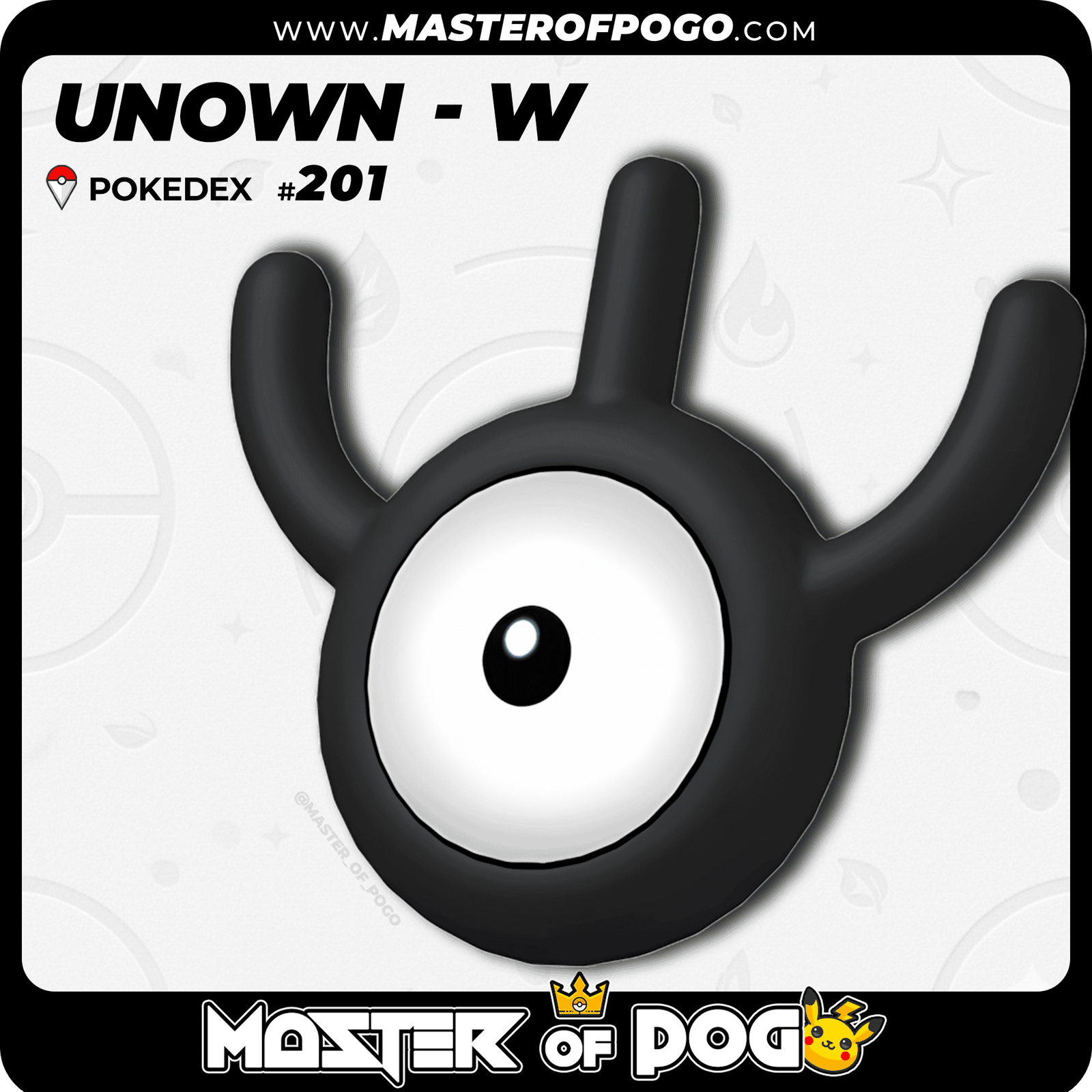 Unown - W