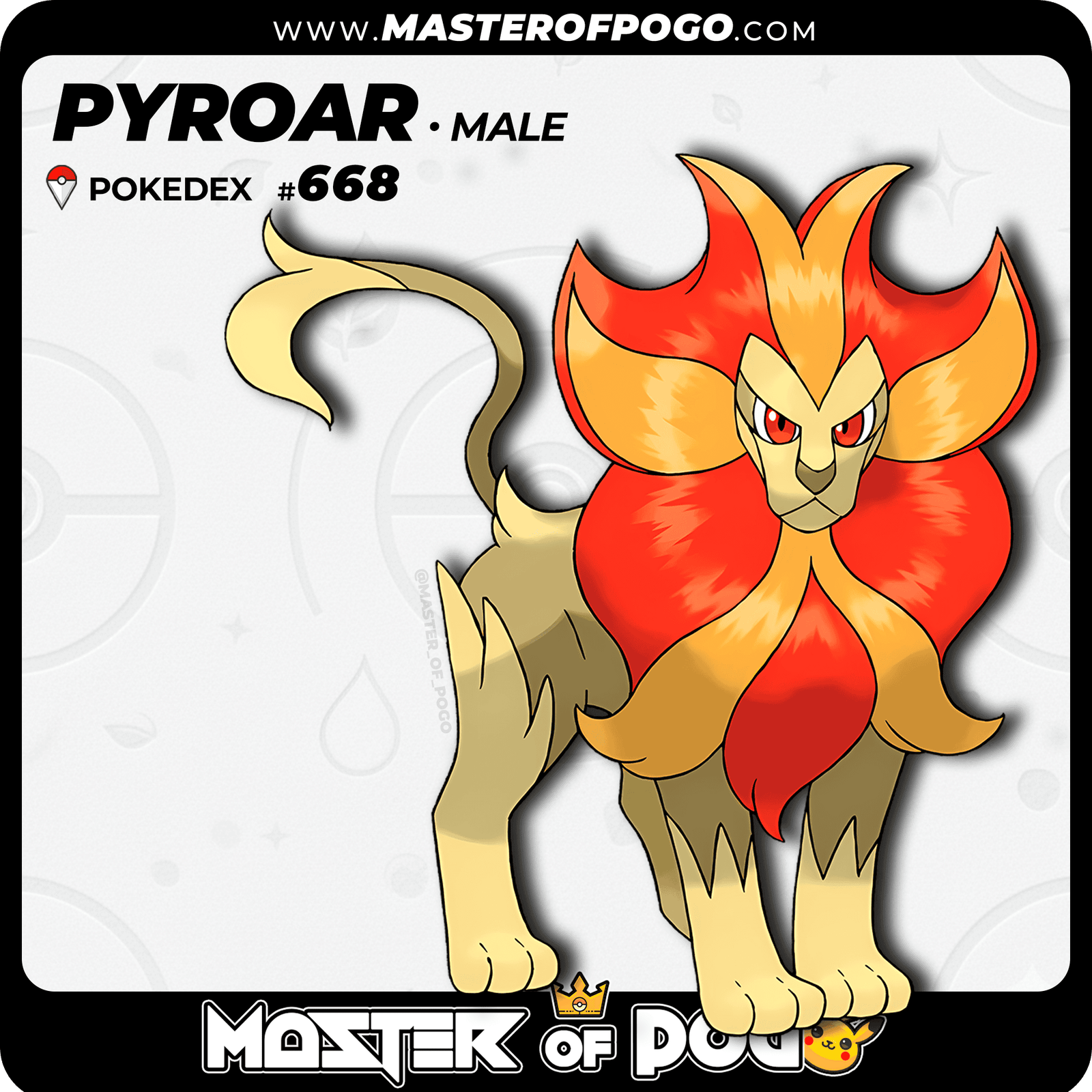 WEB POKEMON – 668 MALE S