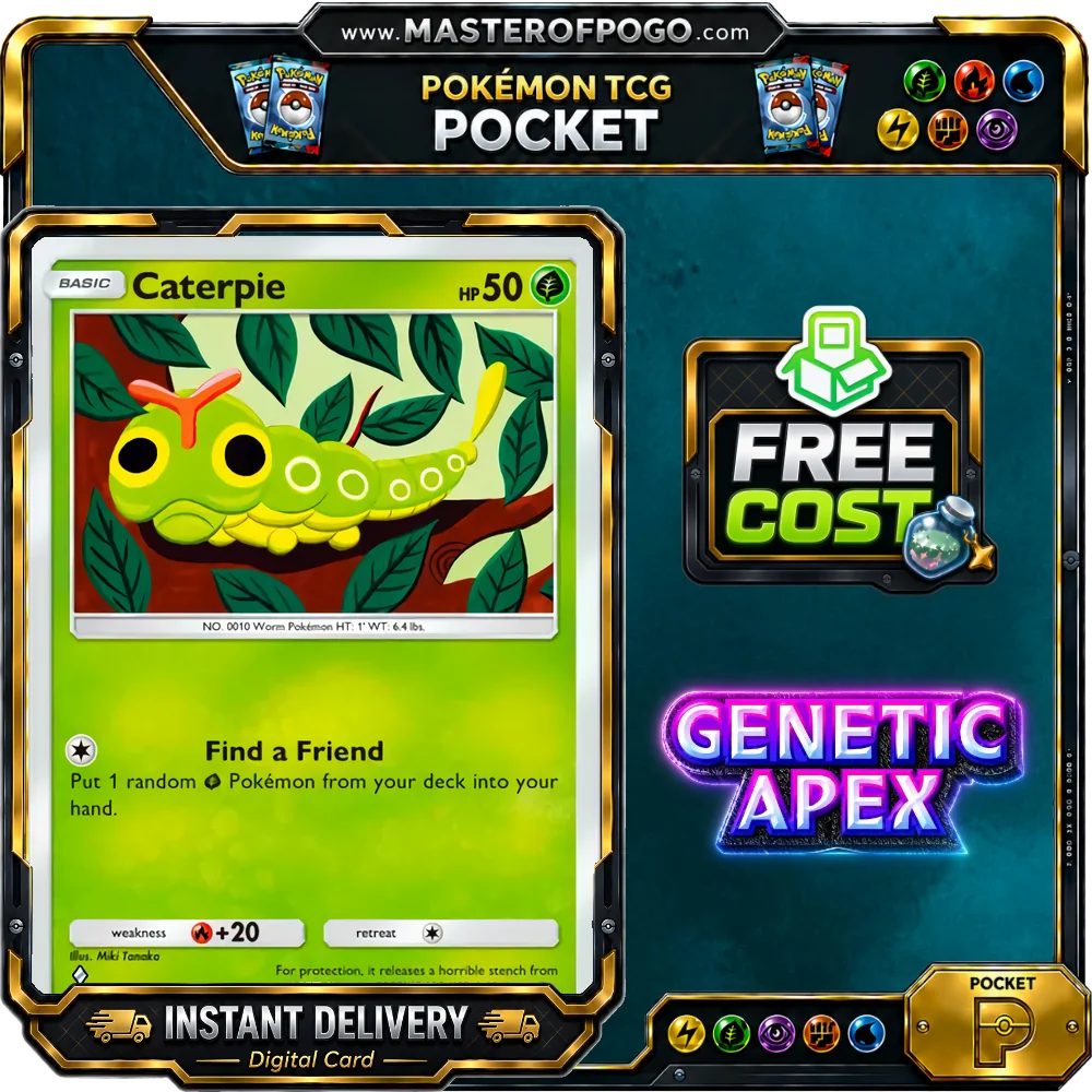 A1-005 — Caterpie — alternate view