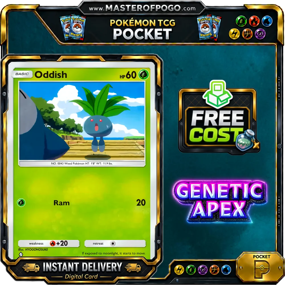 A1-011 — Oddish — alternate view